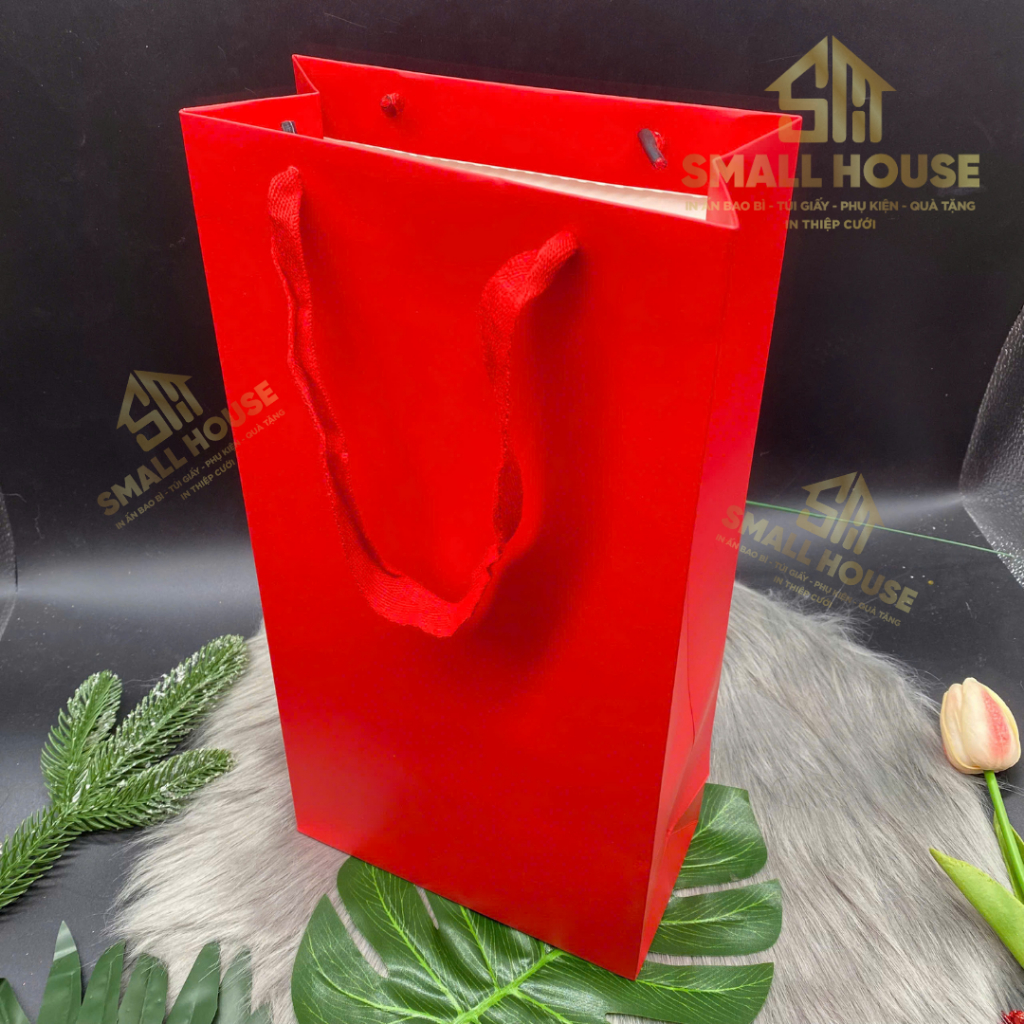 [SIÊU HOT] set 5 Túi giấy đựng hộp rượu vang 750ml, quà tặng, tặng phẩm sang trọng, mẫu đựng 1 chai và mẫu 2 chai rượu