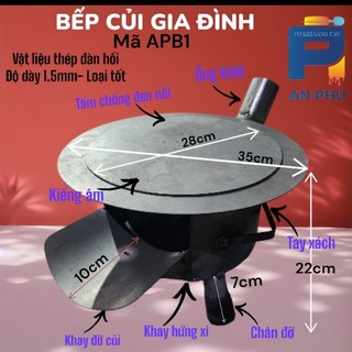 Bếp củi di động 2025- Tiết kiệm củi- Hàng loại tốt dày dặn chắc chắn