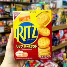 Bánh quy Ritz Crackers nhân kem phô mai 106gr Nhật Bản phỐ thẢo mỘc ...