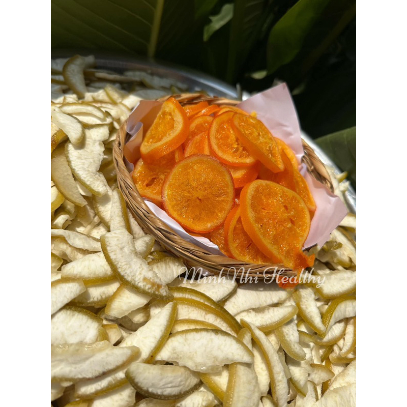 Vỏ Bưởi sấy dẻo đường phèn ,mềm dẻo ko bị đắng , ít ngọt . Trái cây sấy Minh Nhi