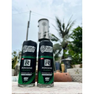 Combo 2 Chai Lăn khử mùi Romano 40ml kháng khuẩn & khô thoáng cả ngày (Hàng tặng)
