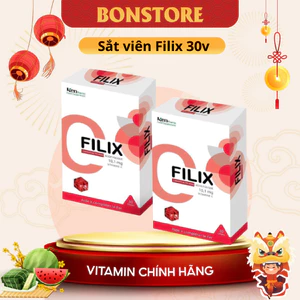 Viên uống bổ máu, bổ sung sắt FILIX,dành cho người lớn, phụ nữ có thai-hàng nhập khẩu PHÁP