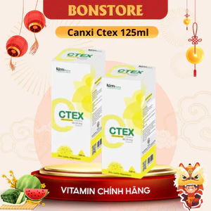 Siro bổ sung Canxi, vitamin và khoáng chất CTEX 125ml ( nhập khẩu từ Pháp)