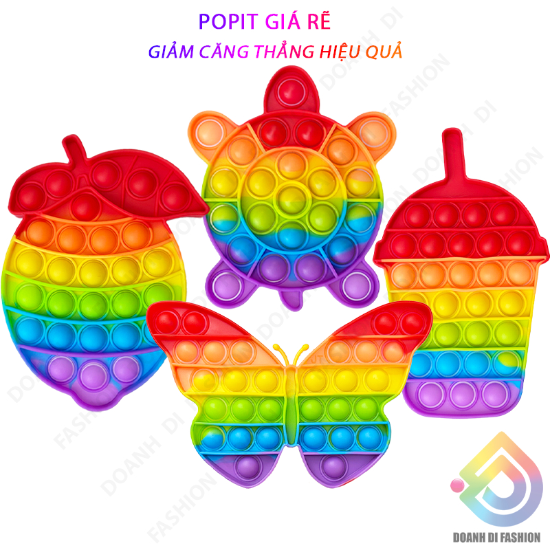 POPIT Giá Rẽ Cho Bé. Đồ Chơi Bóp Giảm Căng Thẳng Hiệu Quả. Trò Chơi Pop It Bóng Bóp Xả Stress