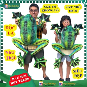 Gấu Bông ẾCH XANH Khổng Lồ 1M 3D – Thú Nhồi Bông Đẹp, Mềm Mịn, Quà Tặng Hoàn Hảo Cho Mọi Lứa Tuổi
