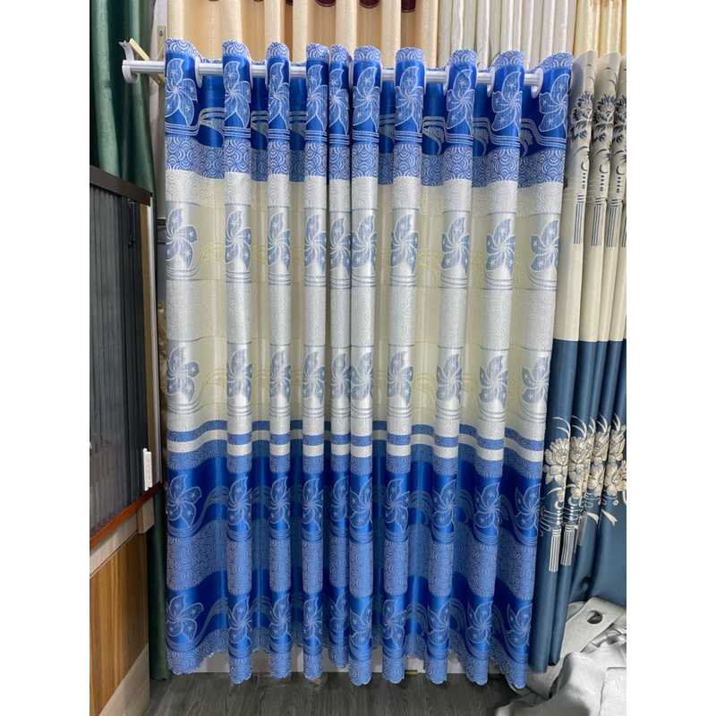 1 TẤM GẤM HOA VĂN CHONG CHÓNG  CHƯA CÓ CÂY TREO - TREO 1 TẤM MUA 1 TẤM _TREO 2 TẤM MUA 2 TẤM RÈM CỬA VIỆT HÀN