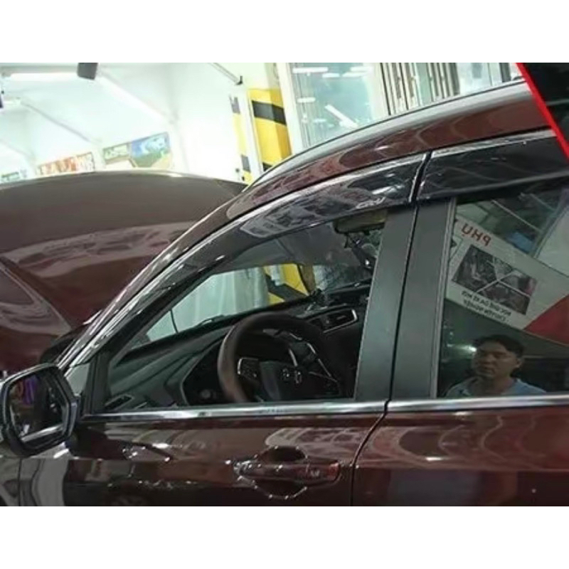 Vè che mưa chỉ inox xe Honda CRV 2018-2026 hàng cao cấp