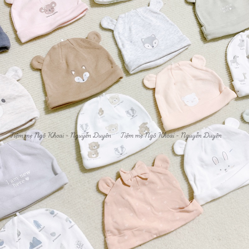 [MD178] {FORM NHỎ} CA Mũ/nón đội che thóp, giữ ấm đầu cho trẻ sơ sinh và trẻ nhỏ