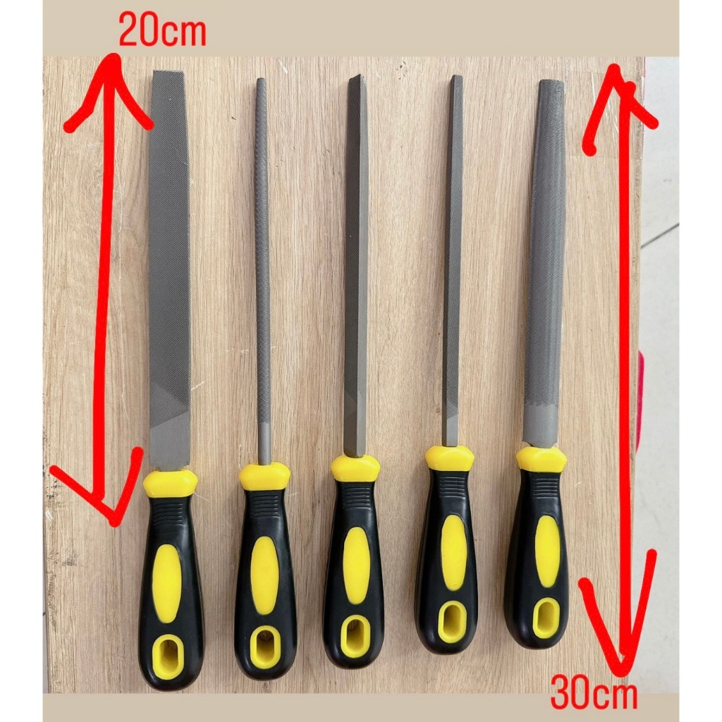 Bộ 5 cây dũa mài kim loại HÀNG ĐÀI LOAN 8inch lưỡi dài 200mm ( có bán lẻ )