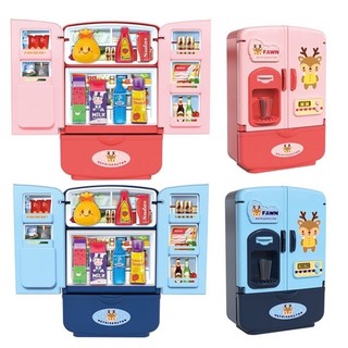 Đồ Chơi Tủ Lạnh Mini Giáo Dục Trẻ Em Ngộ Nghĩnh, Đồ Chơi Vui Nhộn Tủ Lạnh Cửa Đôi Thông Minh 89104
