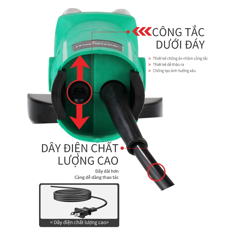 Máy mài cầm tay TANKMECH TK-1032 máy mài đa năng 800w lõi đồng Dùng để cắt gỗ, kim loại