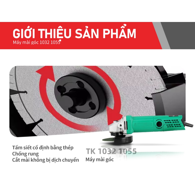 Máy mài cầm tay TANKMECH TK-1032 máy mài đa năng 800w lõi đồng Dùng để cắt gỗ, kim loại