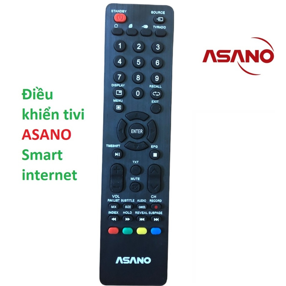 (CHÍNH HÃNG GIÁ RẺ 25K) Remote điều khiển tivi ASANO - BH 3 tháng lỗi ...