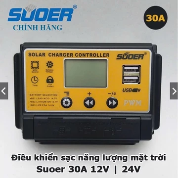 Set Solar Changer Controller – 12V, 24V