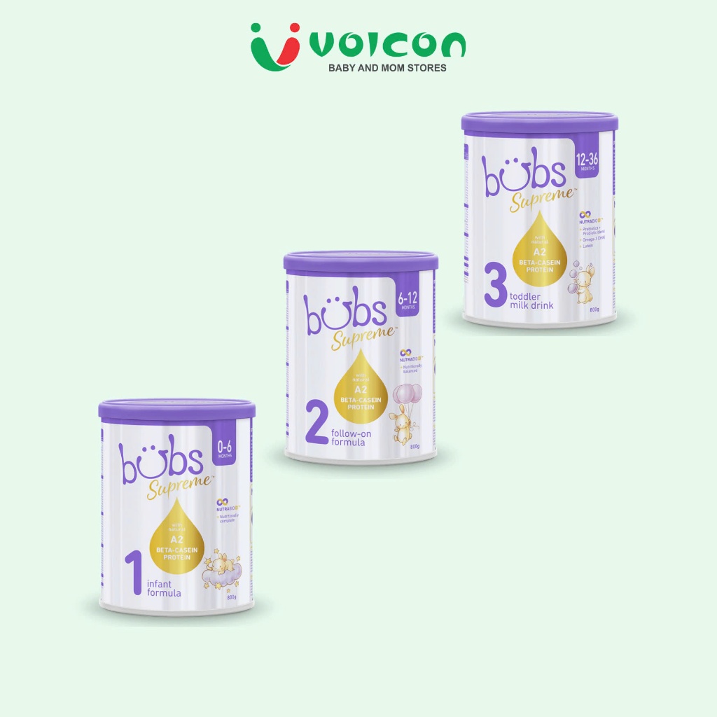 Sữa Bubs Supreme Đạm A2 giúp hỗ trợ tiêu hoá , tăng cường khả năng hấp ...