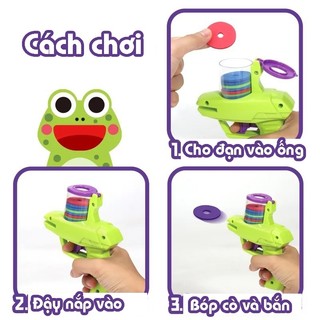 Đồ Chơi Súng Bắn Đĩa Bay Chong Chóng Cho Bé, Súng Đồ Chơi An Toàn Cho Bé Trai Bé Gái Thỏa Sức Vui Đùa Giải Trí 89105
