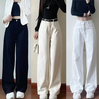 Quần jeans ống suông Retrostyle nhiều màu tôn dáng