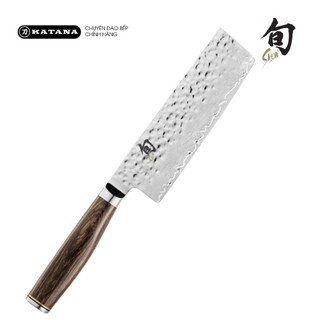 Dao bếp Nhật cao cấp Shun Premier Nakiri - Dao thái rau củ thép Damascuss 69 lớp TDM0742 (140mm)
