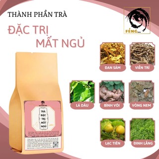 Trà mất ngủ Fengcha dành cho người mất ngủ lâu năm, ngủ chập chờn, khó vào giấc, ngủ dậy mệt mỏi bịch 30 túi lọc