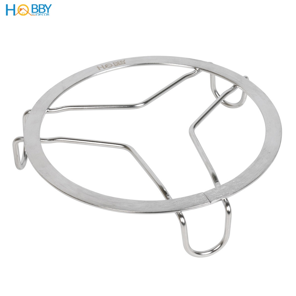Rế lót nồi xoong đĩa khi nấu hình tròn inox 304 hobby home decor RN3