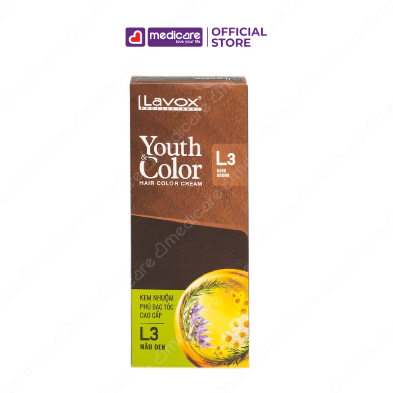 Nhuộm tóc phủ bạc LAVOX 60ml