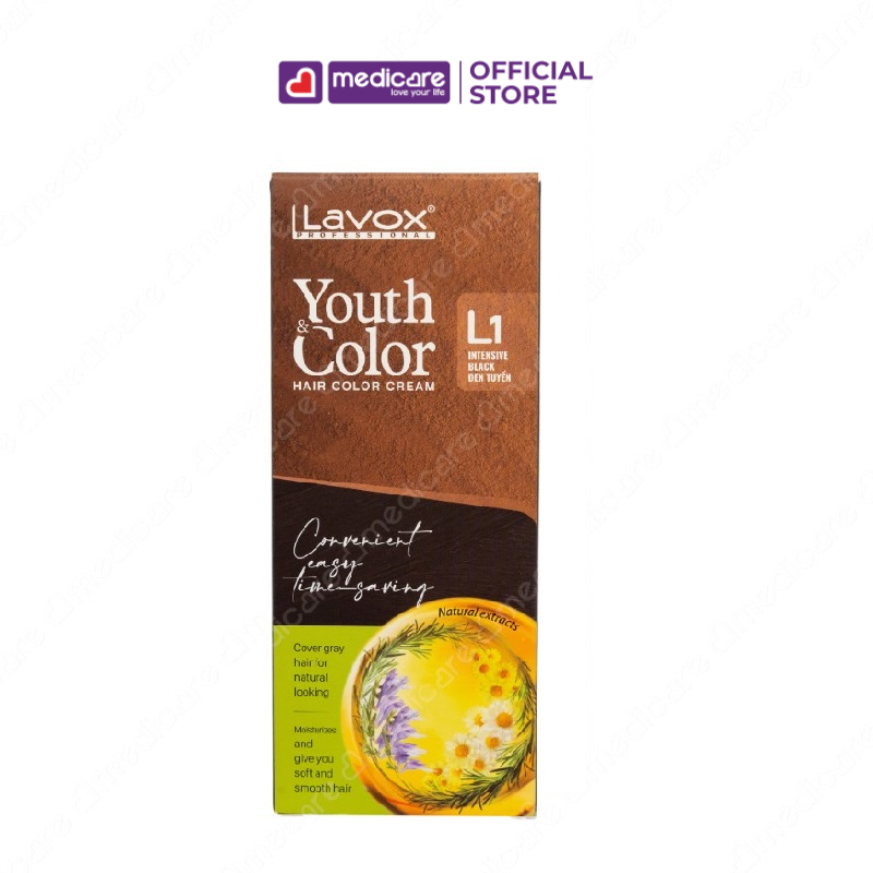 Nhuộm tóc phủ bạc LAVOX 60ml