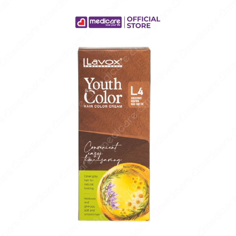 Nhuộm tóc phủ bạc LAVOX 60ml