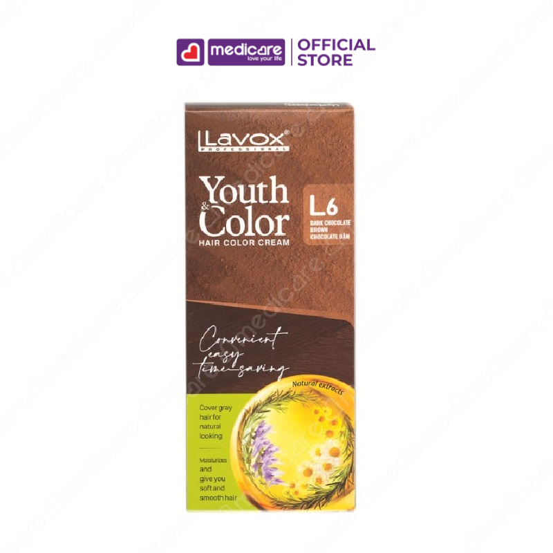 Nhuộm tóc phủ bạc LAVOX 60ml