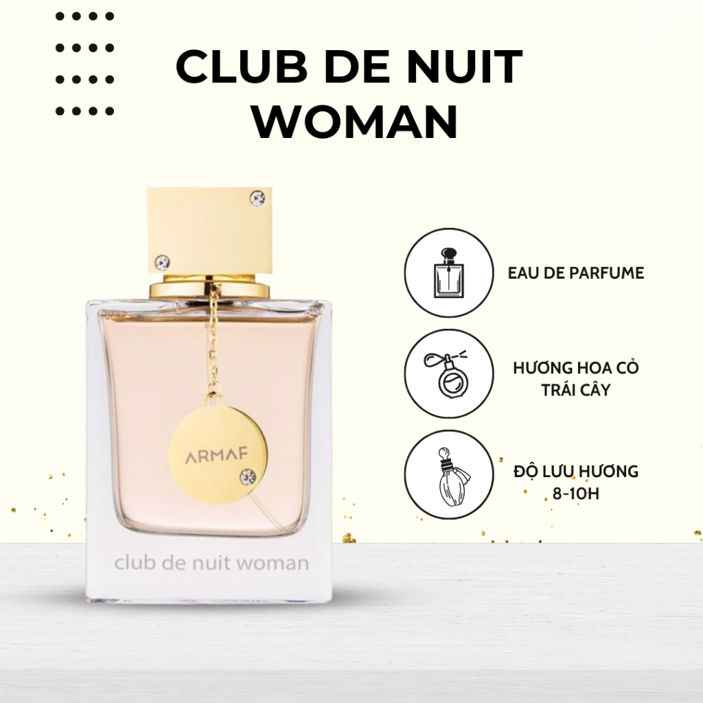 Nước Hoa Nữ Club De Nuit Women 105ml