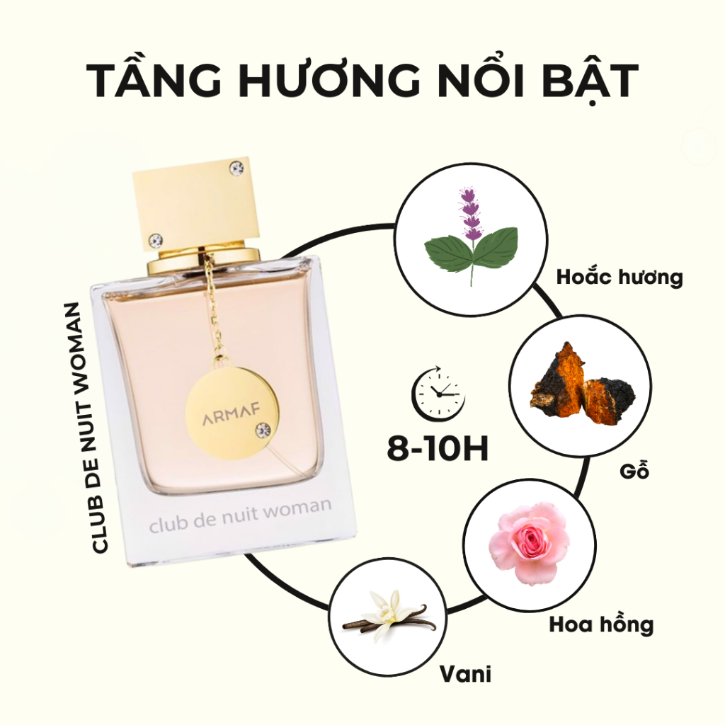 Nước Hoa Nữ Club De Nuit Women 105ml