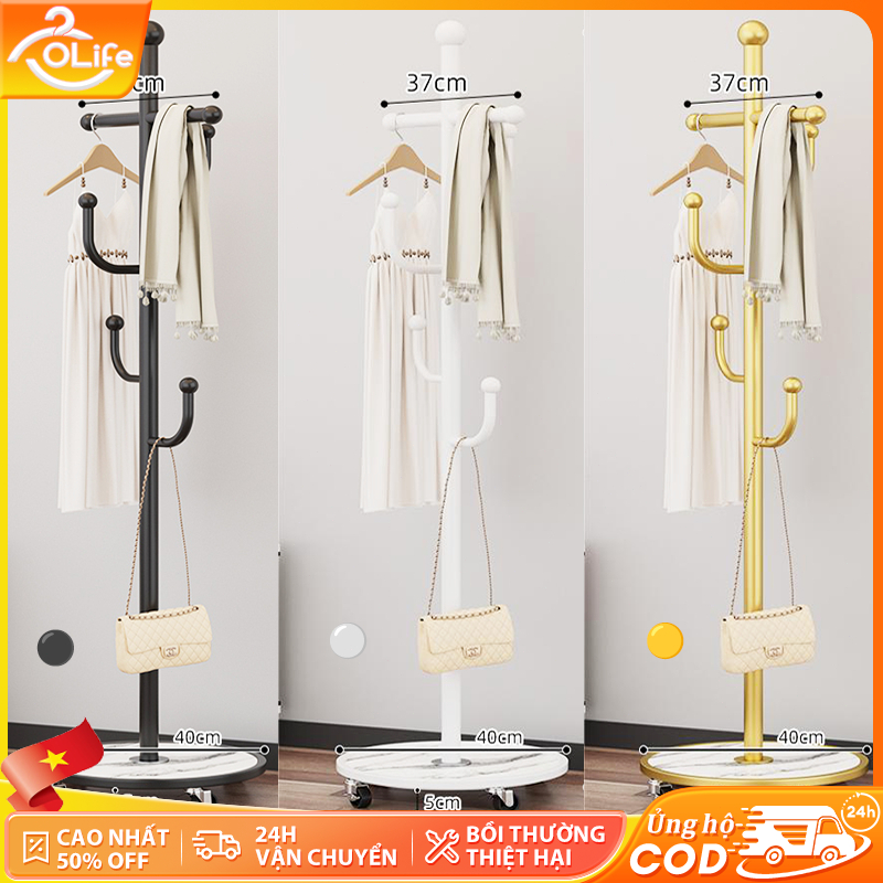 𝐎𝐥𝐢𝐟𝐞 Cây Treo Quần Áo Thông Minh Kệ Treo Quần Áo Chắc Chắn Và Bền Cây Phơi Quần Áo Chống Gỉ