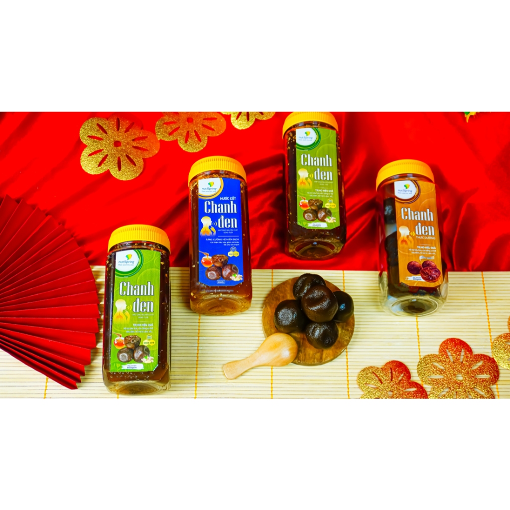Nước Cốt Chanh Đen Ủ Muối 5 Năm Mật Ong Gừng (600gam)