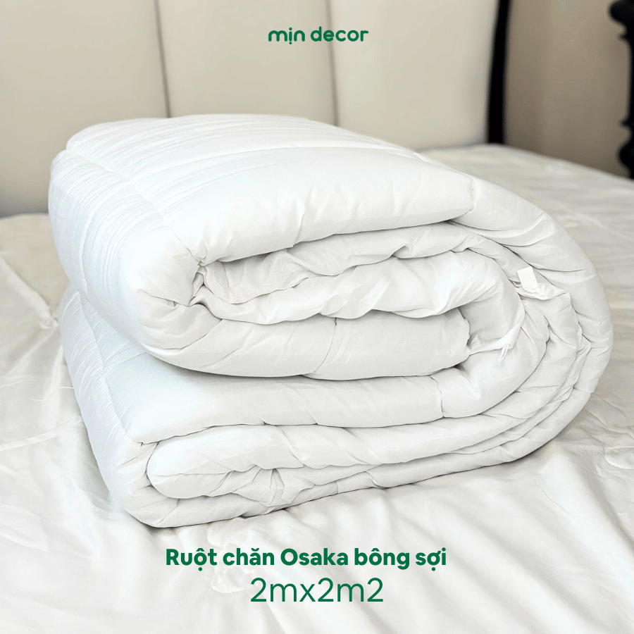 Ảnh Ruột chăn bông sợi Osaka Mịn Decor kích thước 2mx2m2 giữ nhiệt tốt êm ái nhẹ nhàng 3
