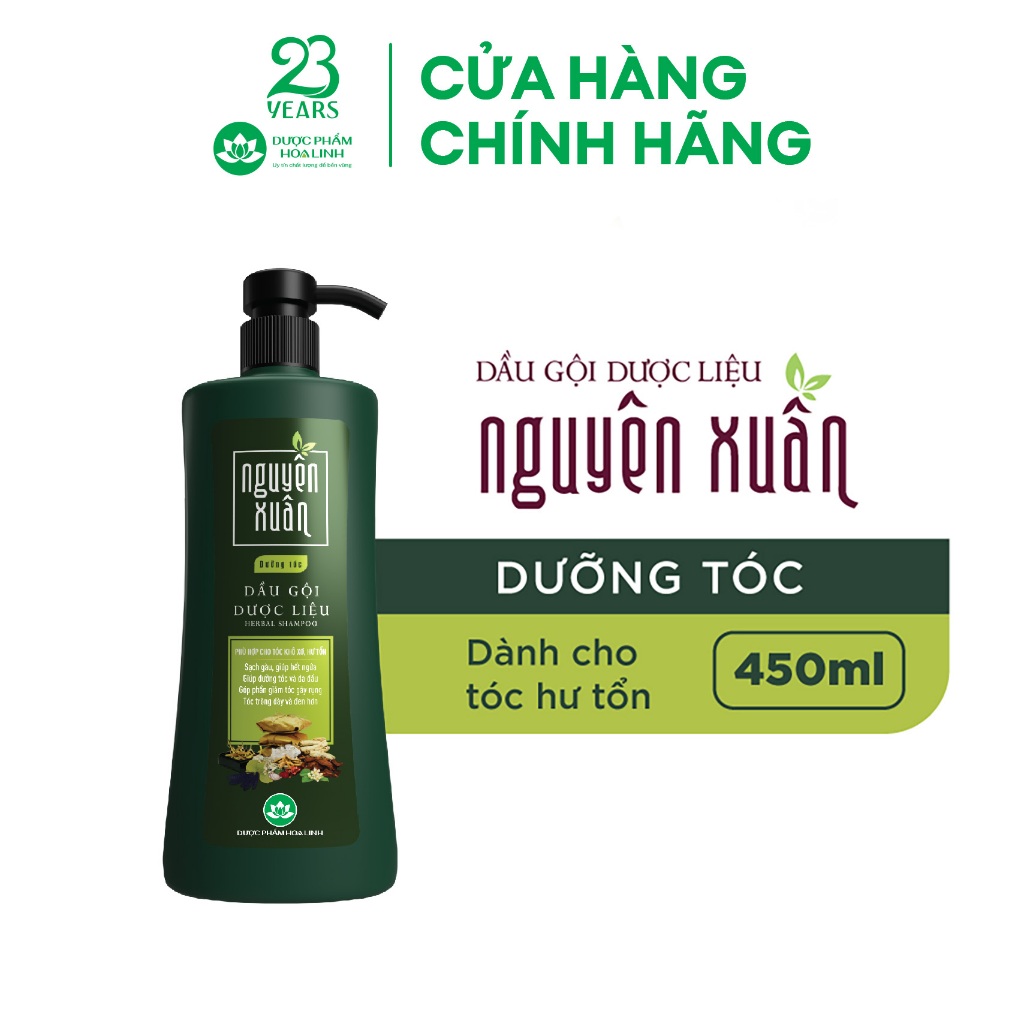 Ảnh {MỚI} Dầu gội dược liệu Nguyên Xuân Xanh dưỡng tóc 450ml - Tặng thêm 50ml giá không đổi 2
