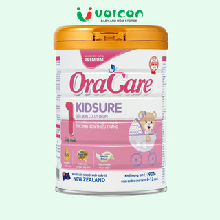 Sữa Bột Công Thức Oracare Tăng cường miễn dịch, tăng cân khỏe mạnh cho bé 0-10 tuổi lon 900G