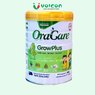 Sữa Bột Công Thức Oracare Tăng cường miễn dịch, tăng cân khỏe mạnh cho bé 0-10 tuổi lon 900G