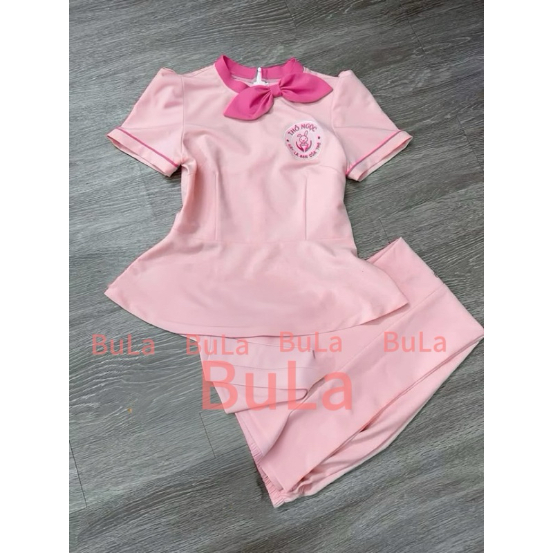 Đồng phục quản lý, lễ tân, spa, thẩm mỹ viện cao cấp hàng thiết kế chất liệu cotton lạnh cao cấp