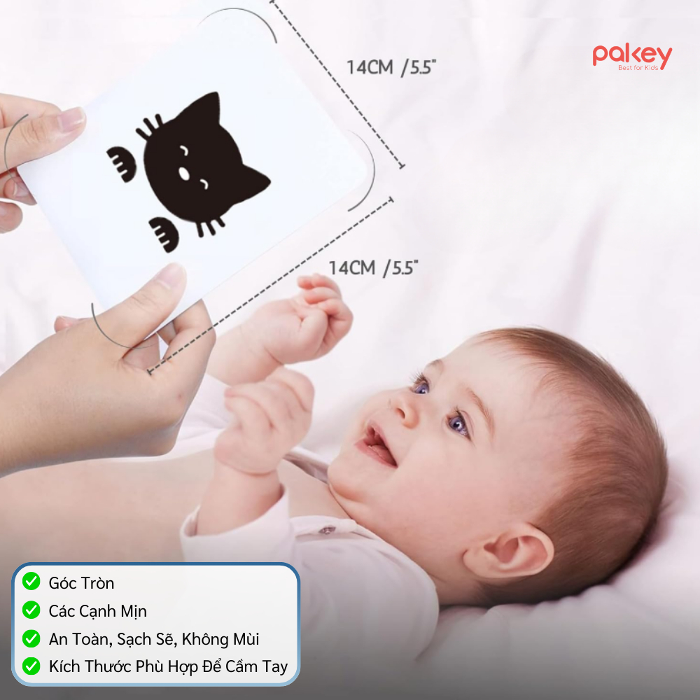 Bộ Card Kích Thích Thị Giác Cho Bé, Đồ Chơi Giúp Giáo Dục Sớm Giúp Trẻ Sơ Sinh Phát Triển Toàn Diện