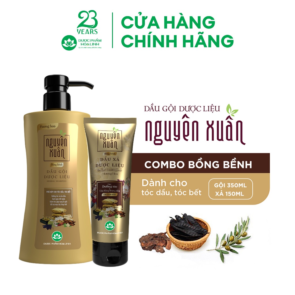 Ảnh Bộ Dầu gội 350ml và Dầu xả 150ml Nguyên Xuân bồng bềnh - Dành cho tóc dầu bết 2