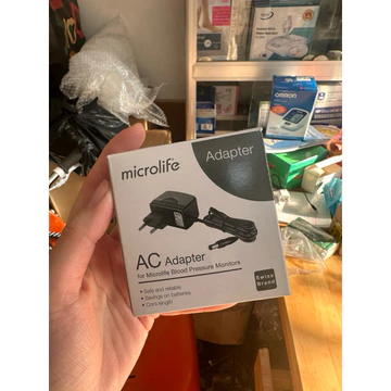 Bộ đổi nguồn Microlife , AC Adapter cắm điện dùng cho các dòng huyết áp bắp tay Microlife