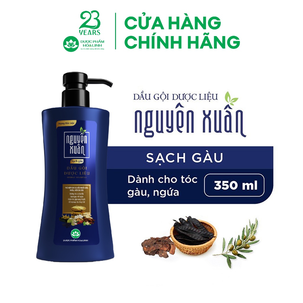 Ảnh Dầu gội Dược liệu Nguyên Xuân Sạch Gàu 350ml - Tặng thêm 10% thể tích giá không đổi 2