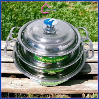 Nồi lẩu inox 304 nhiều size 22cm,24cm,26cm,28cm phù hợp ăn lẩu, xào thực phẩm - Phương Trang