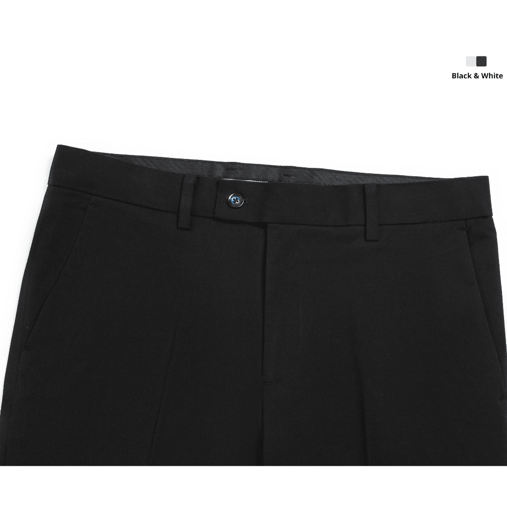 Quần Âu Thêu Chữ H, Đẳng Cấp Sang trọng, Black & White