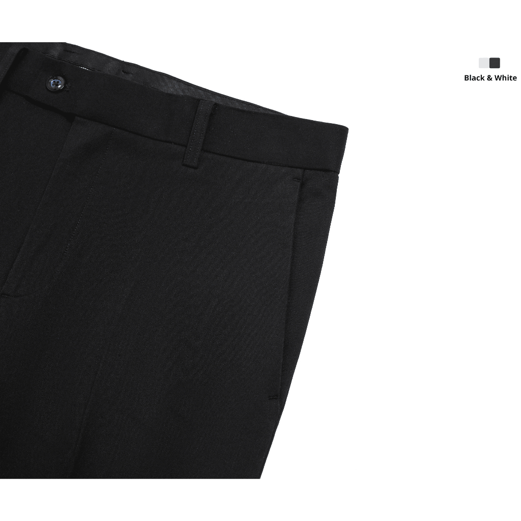 Quần Âu Thêu Chữ H, Đẳng Cấp Sang trọng, Black & White