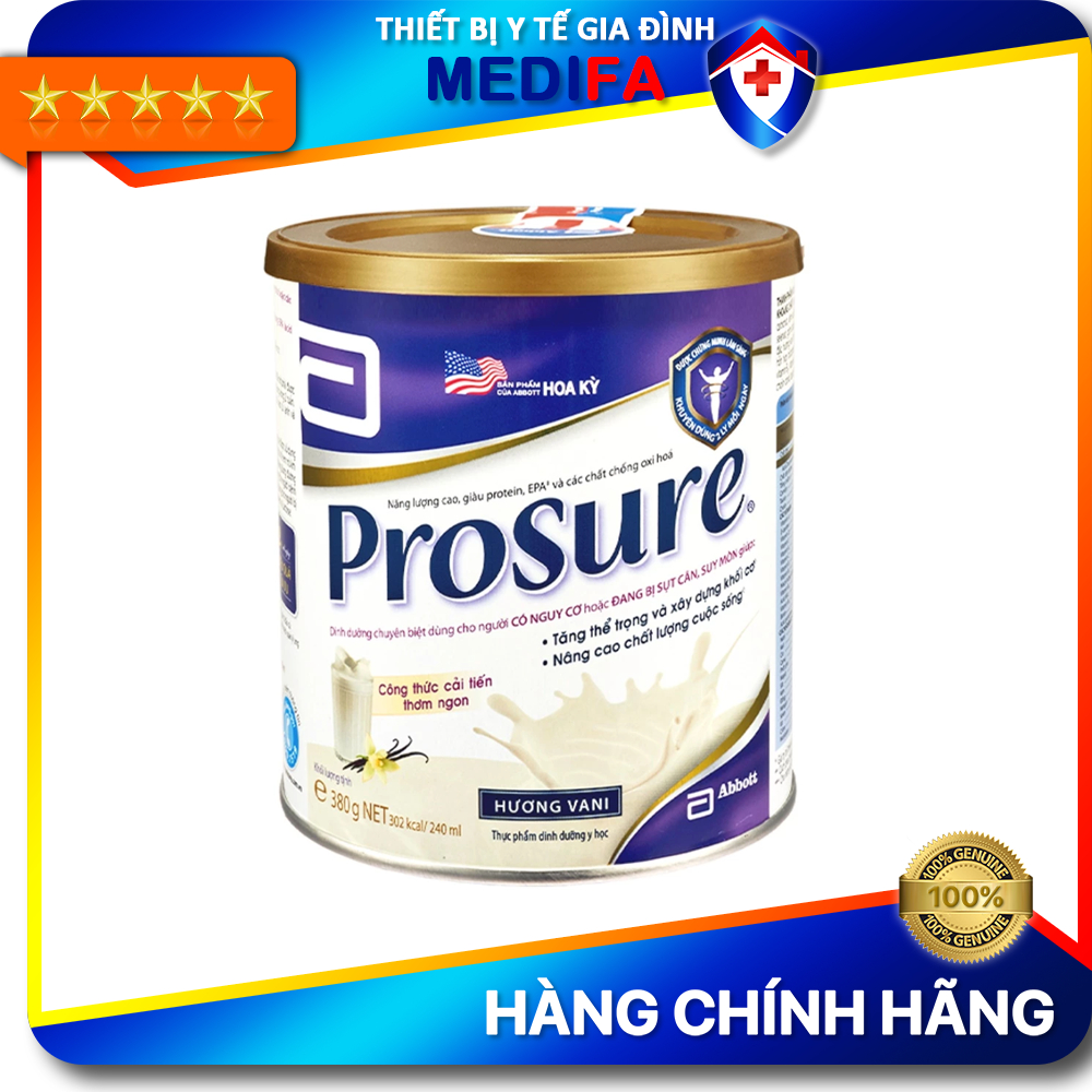 Sữa Bột Prosure Abbott 380g Hỗ Trợ Dinh Dưỡng Chuyên Biệt Cho Người Ung ...