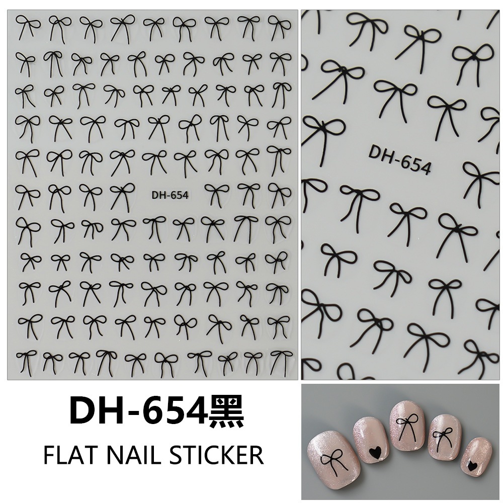 Sticker nơ mẫu mới siêu đẹp DH 634, DH 654