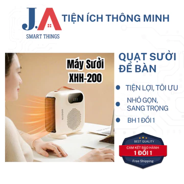 Máy Sưởi Để Bàn 2000W Hooys XHH-200, Quạt Sưởi Gia Đình Mini Tiết Kiệm Điện Sưởi Ấm Thông Minh Sưởi Ấm Mùa Đông JA MALL
