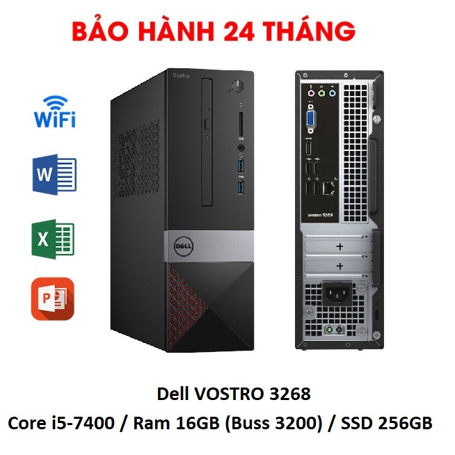 Máy tính đồng bộ PC Dell Vostro 3268 / Core i5-7400 / Ram 16GB