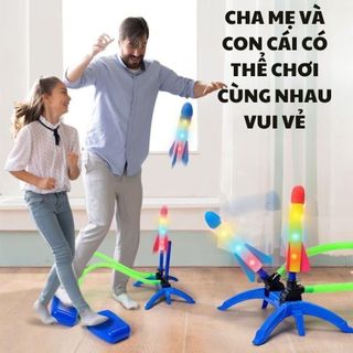 Đồ Chơi Dẫm Bệ Phóng Tên Lửa Cho Bé Vui Chơi Ngoài Trời Có Đèn Led Cho Bé Vui Chơi 89109