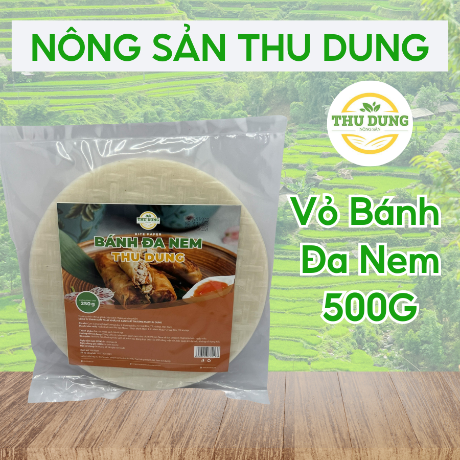 Bánh Đa Nem Thu Dung 250g Loại 1 Vỏ Dai Mềm Dẻo Dễ Gói - Vỏ Bánh Ram ...